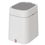 Lifelong Automatic Sensor Dustbin with Slow Descent & One-Touch Operation | 12 Litres, Silent, Odour Seal, Waterproof (IPX4) Bin for Kitchen, Bathroom & Bedroom | Hands Free,Stylish & Plastic(LLSD001)
