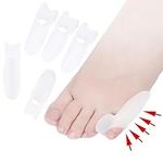 DYKOOK Pinky Toe Gel Bunion Protector 6X Gel Tailors Bunion Corrector,Bunionette Cushions,Little Toe Cushions,Pinky Little Toe Protector for Preventing Calluse,Blister & Reliefing Bunionette Pain