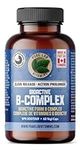 Pure Lab Vitamin | Slow Release Bioactive B Complex | 60 Capsules | Vitamin B-Complex Supplements | Metabolic Support Immune System | Vitamin B Pressure Complex | B Complex Vitamins for Men and Women