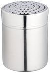 KitchenCraft KCMEDIUM Icing Sugar Shaker / Flour Dredger with Medium Holes, Stainless Steel, Silver