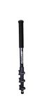 Hanumex Professional Heavy Duty Monopod, Dual Mount Thread Adapter, Italian Flip Locks, Rubber Grip, Supports Up to 5 Kg Payload, Black