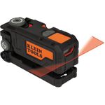 Klein Tools 93PTL Pocket Laser Level, Magnetic Bright Red Leveling and Alignment Tool, 3 Bubble Vials, 360-Degree Wall Attachment