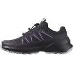 Salomon Women's Speedcross Peak Hiking Shoe, Black/Nightshade/Orchid Petal, 8.5