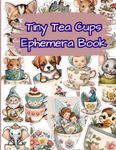 Vintage Book Art Tea Cups