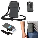 Universal Crossbody Cell Phone Purse Waist Pack Bag for Outdoor Sports Moblie Phone Carrying Cases Shoulder Belt Bag Pouch for iPhone 7 6/6S Plus Samsung Galaxy Phones Under 6.0'' from WaitingU