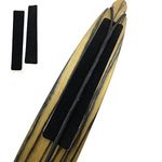 SHARROW 6 pair Archery Bow String Silencers Pads Recurve Bow Limbs Cover Stabilizer Vibration (Black)