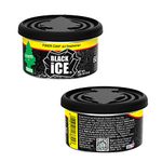 Little Trees Black Ice Fiber Can Car Air Freshener, 30g