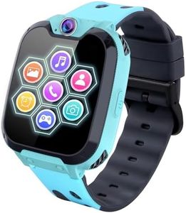 PTHTECHUS Smartwatch Bambini con Musica MP3 - Orologio Intelligente 7 Giochi, con Allarme, Regali per Ragazzi Kids, NO Need APP