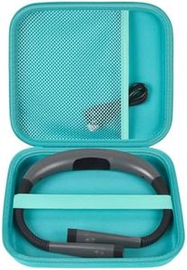 GWCASE Case Compatible with Glocusent/for Vekkia/for LITOM/for LEDGLE/for TAKKUI/for TSINGREE LED Neck Reading Light Book Light for Reading. Storage Carrying Holder for USB Cable -Green (Box Only)