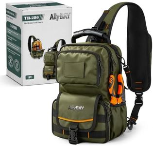 Electrician Tool Pouch Bag,8L HVAC Tool Organizer Bag with 3-Point Harness