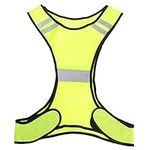 Rosenice High Visibility Safety Vest Reflective Jacket For Running Jogging Walking Bike