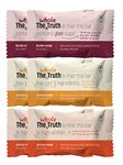 The Whole Truth - Protein Bars | Peanut Heavy (2 Double Cocoa Bars, 2 Peanut Cocoa Bars, 2 Peanut Butter Bars) | Pack of 6 x 52g each | Sugarfree | No Preservatives | No Gluten or Soy | All Natural