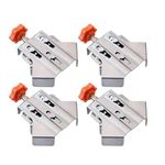 4Pcs 90 Degree Corner Clamps, Right Angle Clamp with Adjustable Swing Corner, Woodworking Fixing Clips