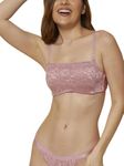 Triumph International Women's Polyamide Wired Casual Bandeau Bra (123I283_Pink_36D)