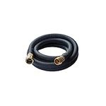 Bersite Upgraded Water Hose Extension Adapter, Short Garden Hose Connector, 10 ft Lead-in Hose, Anti-Kink Design with Integrated Spiral Tube,for Hose Reel/RV/Dehumidifier, Durable