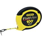 STANLEY 34-130 100-Foot FatMax Long Tape Rule,Yellow