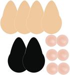 CUKIN Boob tape 3 Pairs,Breast Lift Tap,Push Up Bra Tape for Large Breast,Bob Tape Lift Invisible Adhesive Stick on Bra with 3 Nipple Covers for Women