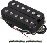 FLEOR Electric Guitar Pickup Double Coil Humbucker Pickups 52mm Ceramic Bridge Pickup - Black