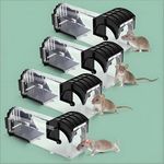4 Pack Humane Mouse Traps Indoors,