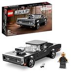 LEGO 76912 Speed Champions Fast & Furious 1970 Dodge Charger R/T, Toy Muscle Car Model Kit Kids, Collectible Set With Dominic Toretto Minifigure