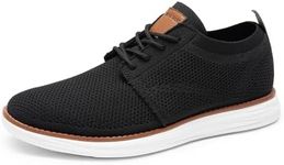 Bruno Marc Mens AirEaseⅠ Mesh Sneakers Oxfords Lace-Up Lightweight Casual Walking Shoes, Size 14, GRAND-01, 1/Black,