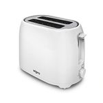 Wipro Vesta Bread Toaster BT101 750 Watts Auto Pop up with Removable Crumb Tray, 7 Browning Levels (White), Standard