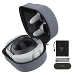 KIWI design Carrying Case Compatible with Quest 3S/3/2 Accessories Fits Head Straps with Battery Including Lens Protector Cover (Head Strap NOT Included)