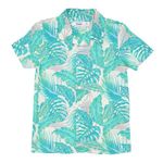 GLORYBOYZ Regular Fit Floral Hawaiian Tropical Printed Kids & Junior Boys Shirt Ivory