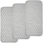 Quilted Thicker Waterproof Changing Pad Liner by BlueSnail (gray)