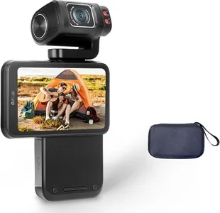 ORDRO M3 5K Video Camera Camcorder, Handheld Camera for YouTube, 4K UHD Video Camera with 3.5'' Flippable Touch Screen, 180° Rotating Lens, 3250mAh Battery WiFi IR Night Vision Camera, WDR