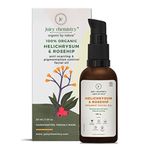 Juicy Chemistry Helichrysum & Rosehip Face Oil for Pigmentation & Dull Skin, 10 ml | Suitable for All Skin Types,100% Pure & Vegan