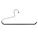 VASLIM Extra-Wide Drapery Hangers Blanket Hangers Heavy Duty Black Vinyl Coated Nonslip - Holds Up to 40 Lbs - Great for Quilts, Comforters, Table Cloths, Bedding, Towels, Rugs (8 Pack)