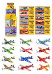 HENBRANDT 48 Flying Glider Plane Kits - childrens party bag filler - ww2 planes 2-Pack