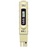 HM DIGITAL TDS-3 Handheld TDS Meter Tester With Large LCD Screen Includes ATC Temperature Reading Testing For Hydroponics Gardening Aquariums Reefs Pools Spas Water Treatment Drinking Pure Filter system