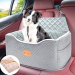AlfaTok Memory Foam Booster Dog Car