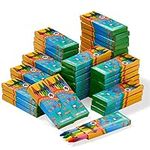 THE TWIDDLERS - 50 Boxes of Wax Crayons, 4 Crayons Per Box, 200 Total - Mixed Coloured, Perfect for School Classrooms, Party Bag Fillers, Arts & Crafts, Restaurants