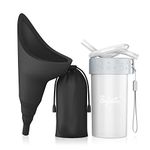 Female Urination Device,Portable Reusable Urinal Funnel with Extension Tube,Small Folding Storage,Suitable for Travel, Festivals, Camping, Traffic jams, etc,Includes Waterproof Bag, Waterproof Cup