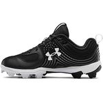 Under Armour Women's Glyde II TPU Baseball Softball Cleats Black White 1206186 (10)