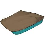 AMGJ Pedal Boat Cover 112.5" L X 78.7" W Waterproof Heavy Duty Outdoor 3 or 5 Person Paddle Boat Protector Waterproof Dust-Proof UV Protection,Brown