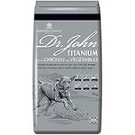 Dr. John Titanium Complete Dry Dog Food 15kg - Chicken, Vegetables and New Zealand Green-Lipped Mussel - Complete Nutrition for Active Adult and Junior Dogs