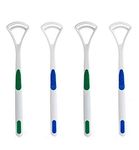 eS³kube Oral Tongue Cleaner, Set Of 4 pcs (color & design may vary)