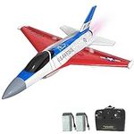 VOLANTEXRC RC Plane 2.4GHz RC Jet F-16 Fighting Falcon RC Airplane Fighter Ready to Fly with Cool Lights, for Beiftginners, Boys and Girls(762-4)