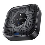 EMEET Conference Speakerphone M0 Plus, 4 AI Mics 360° Voice Pickup, Noise Reduction, USB C, Bluetooth Speakerphone for 8 People w/Daisy Chain for 16, Conference Speaker Compatible w/Leading Software