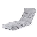 Alfresia Relaxer Replacement Cushion – Garden Relaxer Chair Cushion, Classic Style, Tightly Packed Crumb Foam Filling, Use Chairs and Outdoor Furniture, Choice of Colour (Grey)