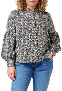 Louche Clancy-Caramelo-Brote Blusas, Negro, 38 para Mujer