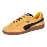 PUMA Unisex Handball Indoor Court Shoe, Sun Stream Black-Caramel Latte, 7.5 UK