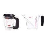 OXO Good Grips Good Gravy Fat Separator - 1 Litre & Good Grips 1 Litre Angled Measuring Jug