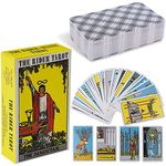 Tarot Cards Vintage Smith Waite Rider Centennial Tarot 78 Waite Tarot Deck with English Guide manual, Tarot Card Set, Tarot for Beginners, Mystical Tarot, Runic Tarot for Beginners or Experienced