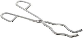 8 Inches Crucible Tongs Stainless Steel Professional Grade Crucible SS Casting Tool Lab Tongs