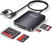 SD Card Reader, Beikell 4 in 1 Dual